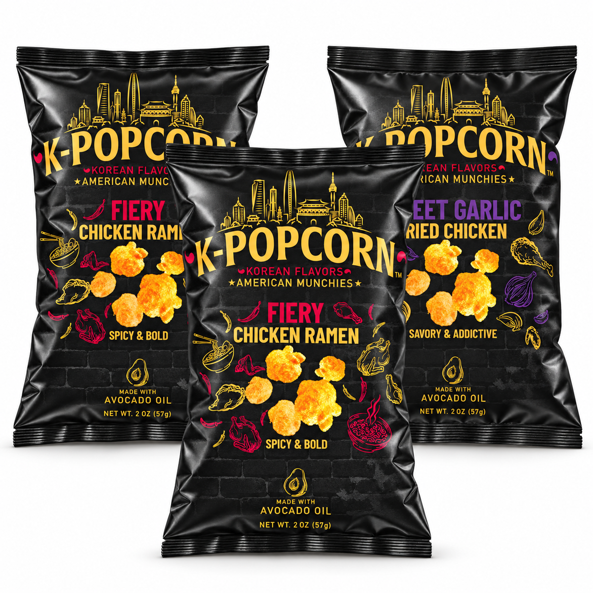 K‑POPCORN™ Best Seller 3-Pack Bundle